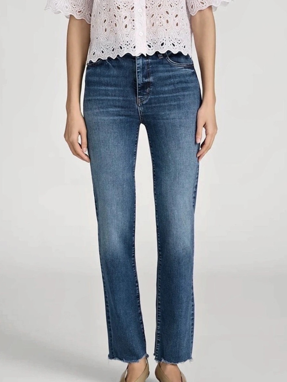 FRAME Le Sleek Straight High Rise Straight Leg